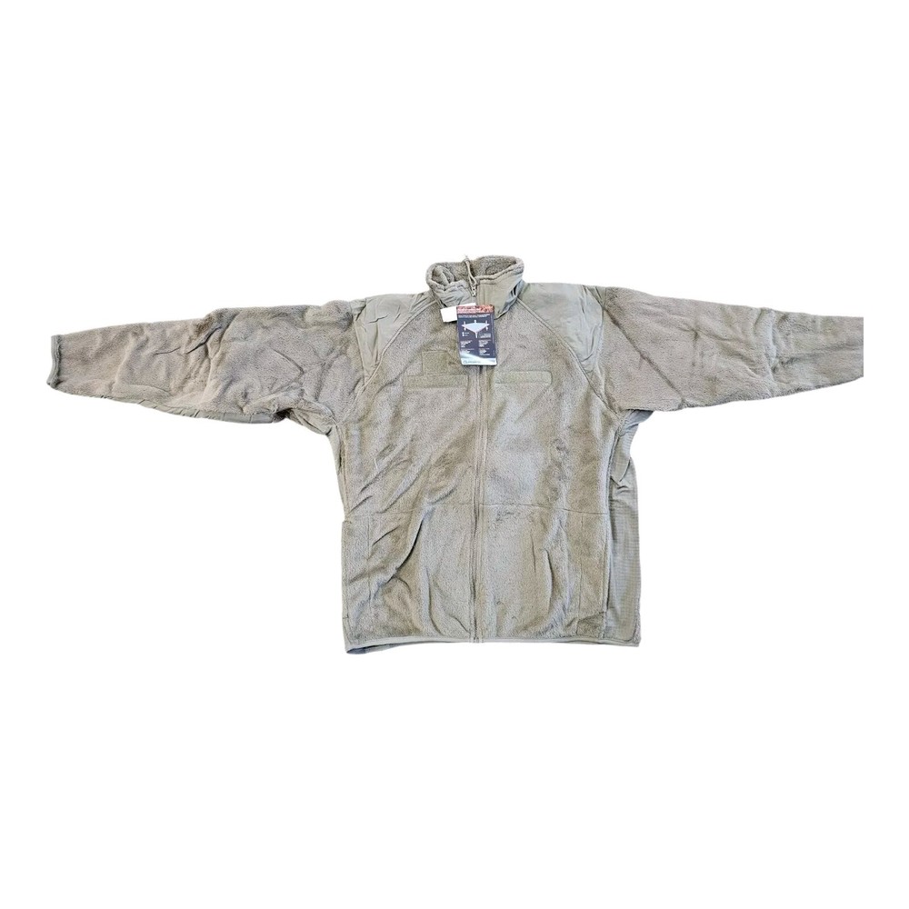 USGI TAN ECWCS GEN III LEVEL 3 FLEECE COLD WEATHER JACKET SMALL REGULAR NWT