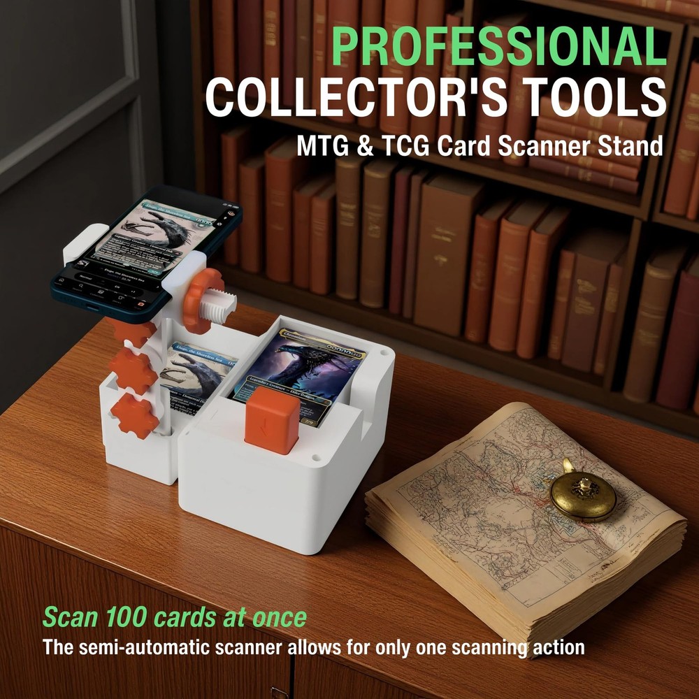 Card Scanner Pro: Advanced Automatic & Slinger for MTG/TCG White