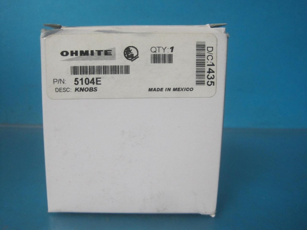 OHMITE P/N 5104E HANDWHEEL KNOB WITH POINTER - NEW DIAMETER 3.5" REPLACEMENT