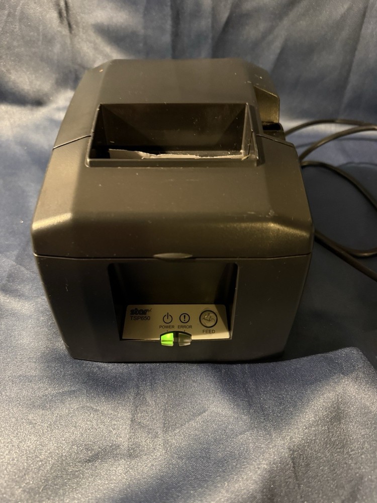 Star Micronics TSP650 Parallel Thermal Receipt Printer With Power Adapter
