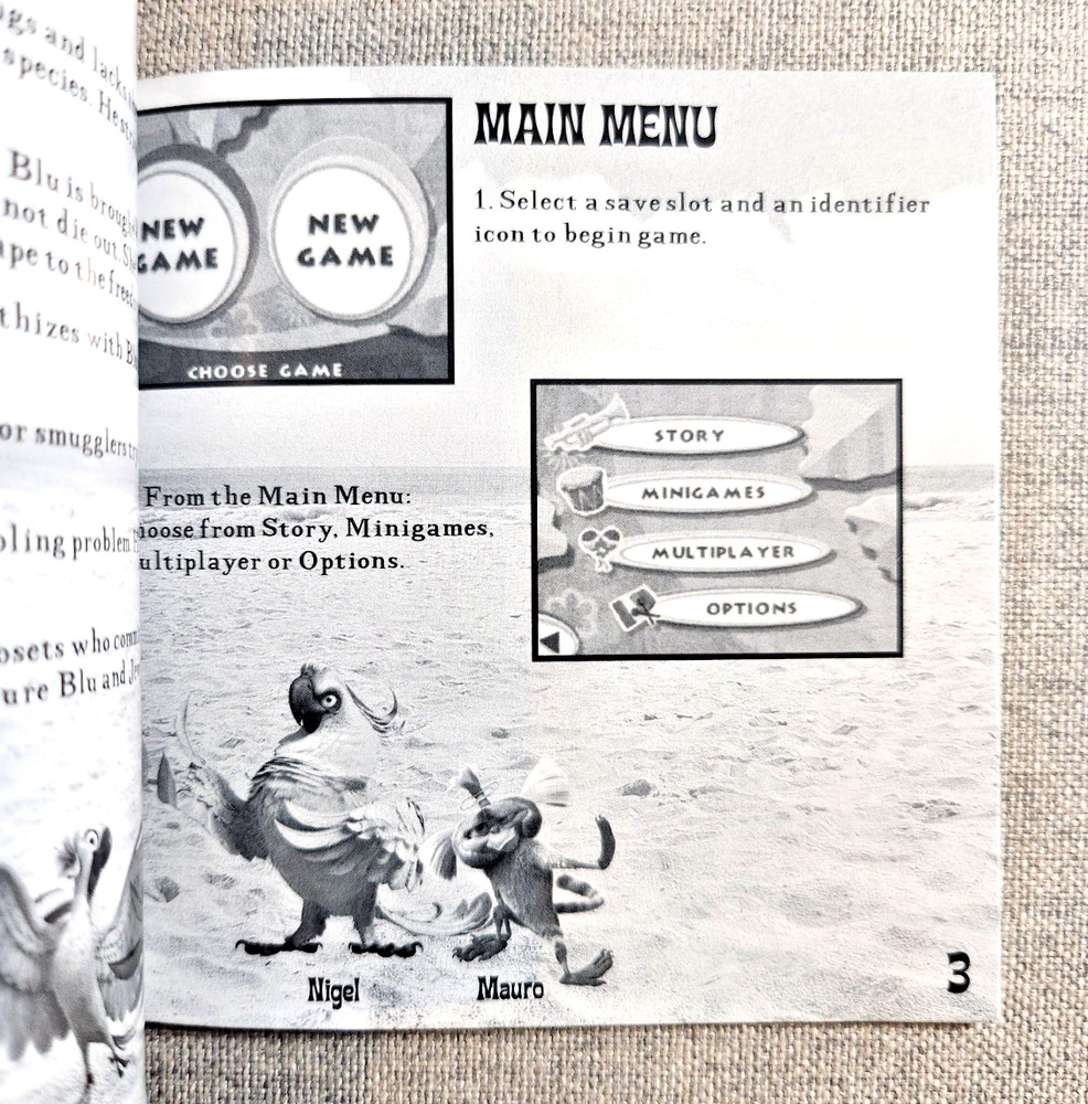 Rio Instruction Booklet - Manual Only - Nintendo DS