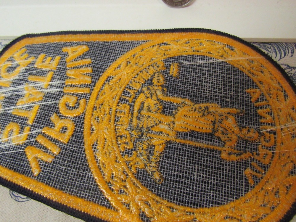 Vtg. Virginia State Police Embroidered Patch