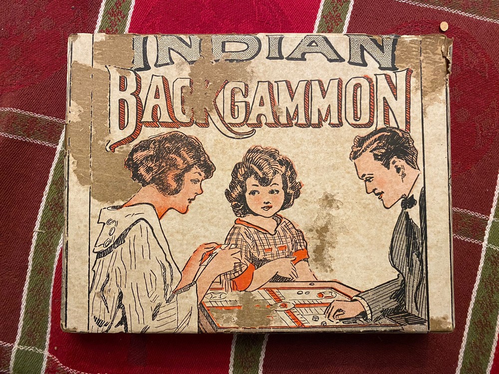 Rare Vintage Indian Backgammon Game