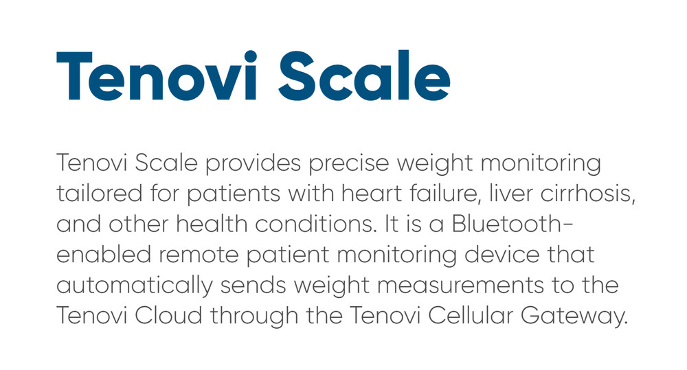 Tenovi Wireless Weight Scale Bluetooth Enabled