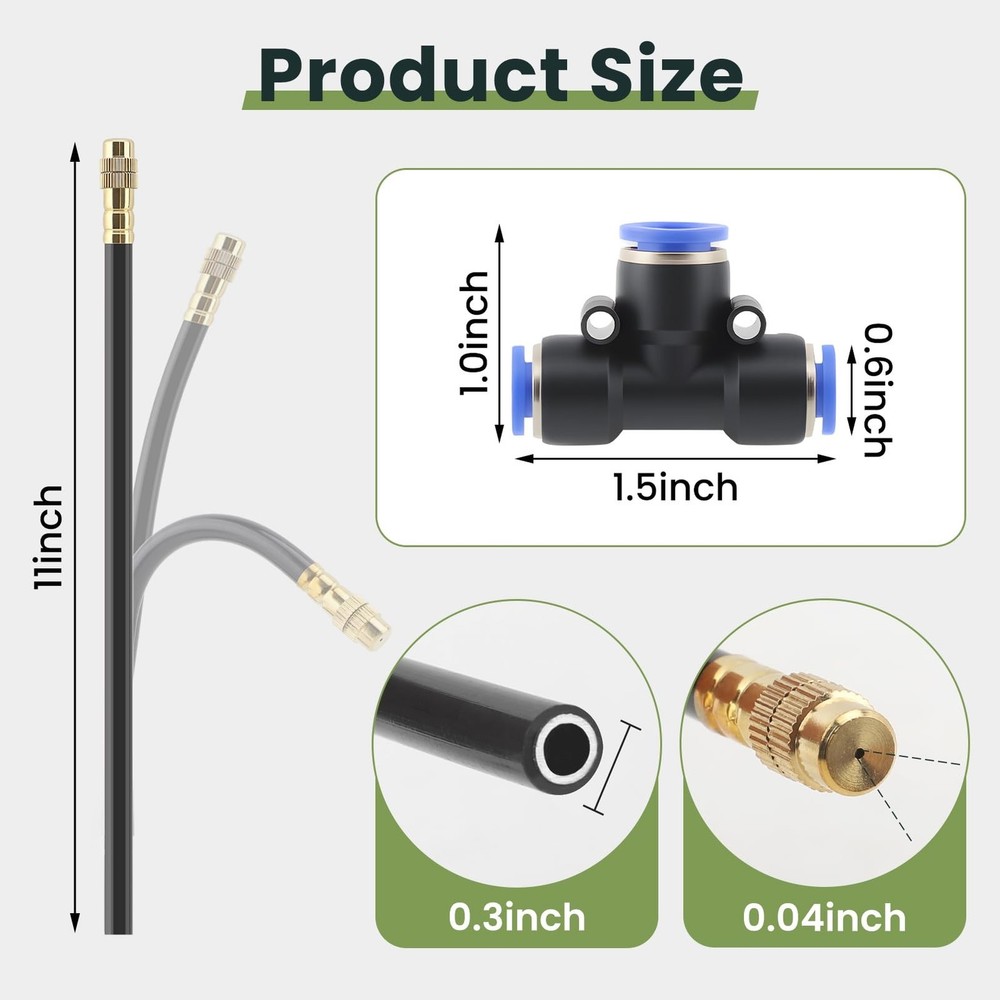100FT Smart Drip Irrigation System with Water Timer – Automatic Garden Wat