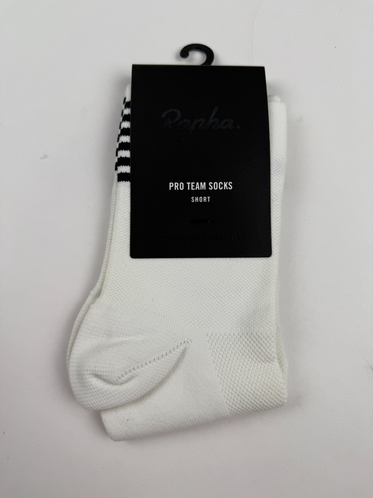 Rapha Pro Team Socks SHORT SIZE Small White