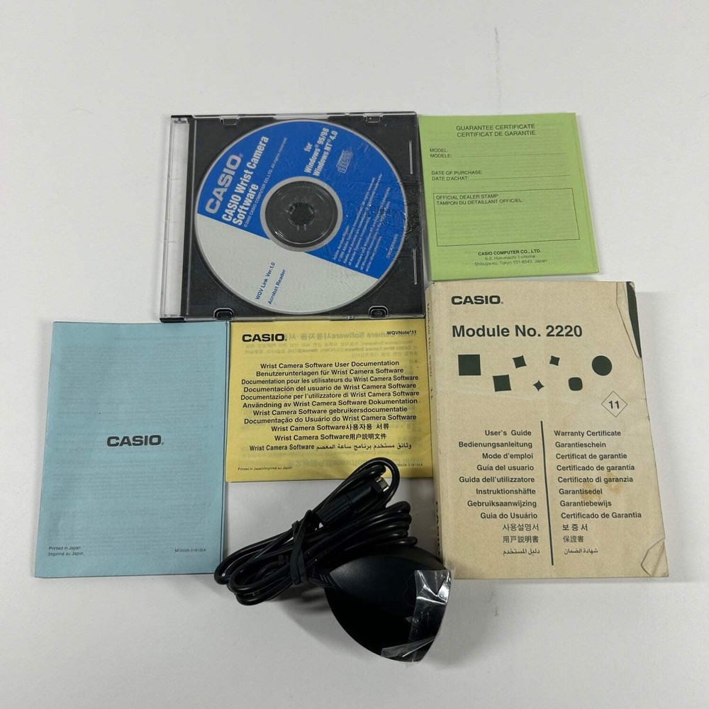 Casio Wrist Camera PC Link Kit WQV-1