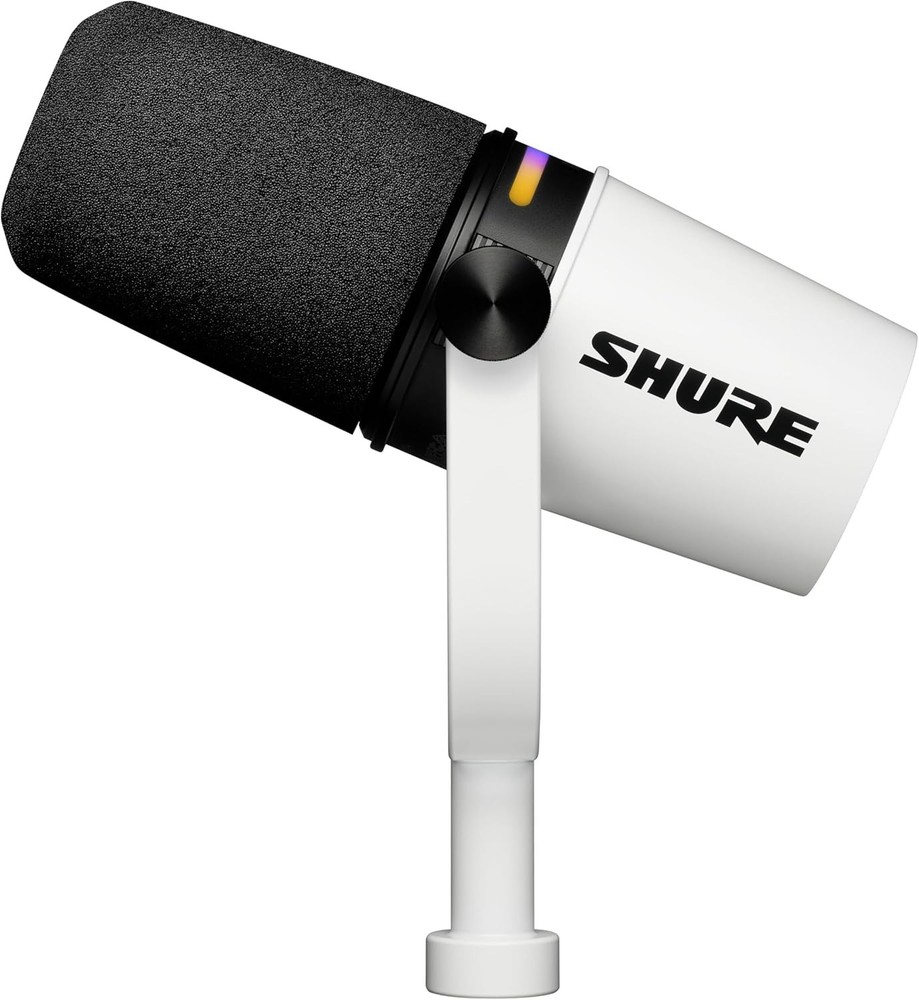 Shure MV7+ Podcast Dynamic Microphone OBS Certified Enhanced Audio LED Panel OEM