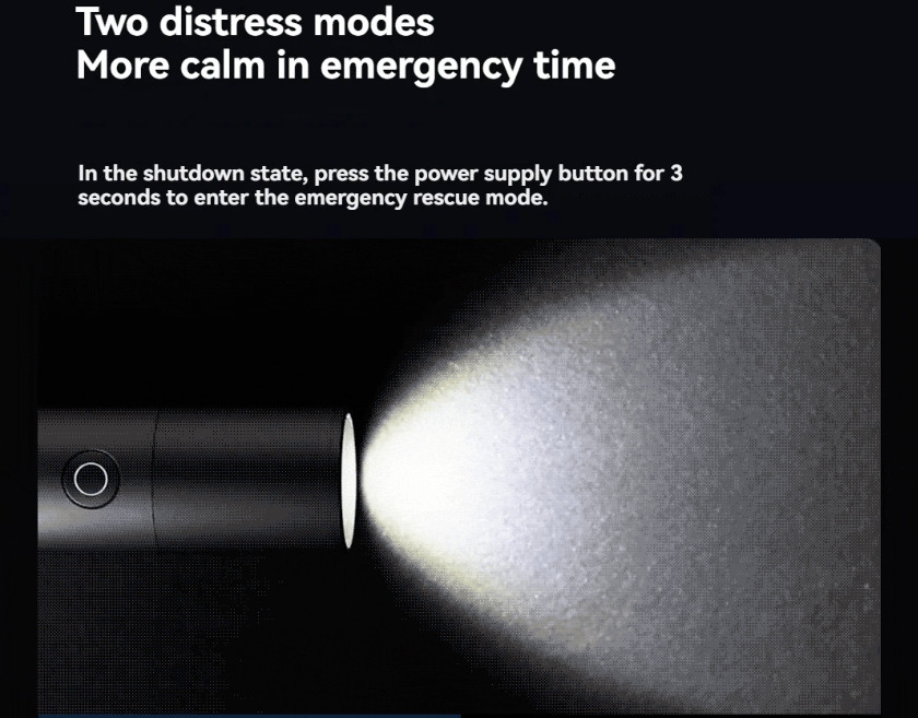 Xiaomi Mijia Multi-functional Ultra Bright Torch LED Flashlight