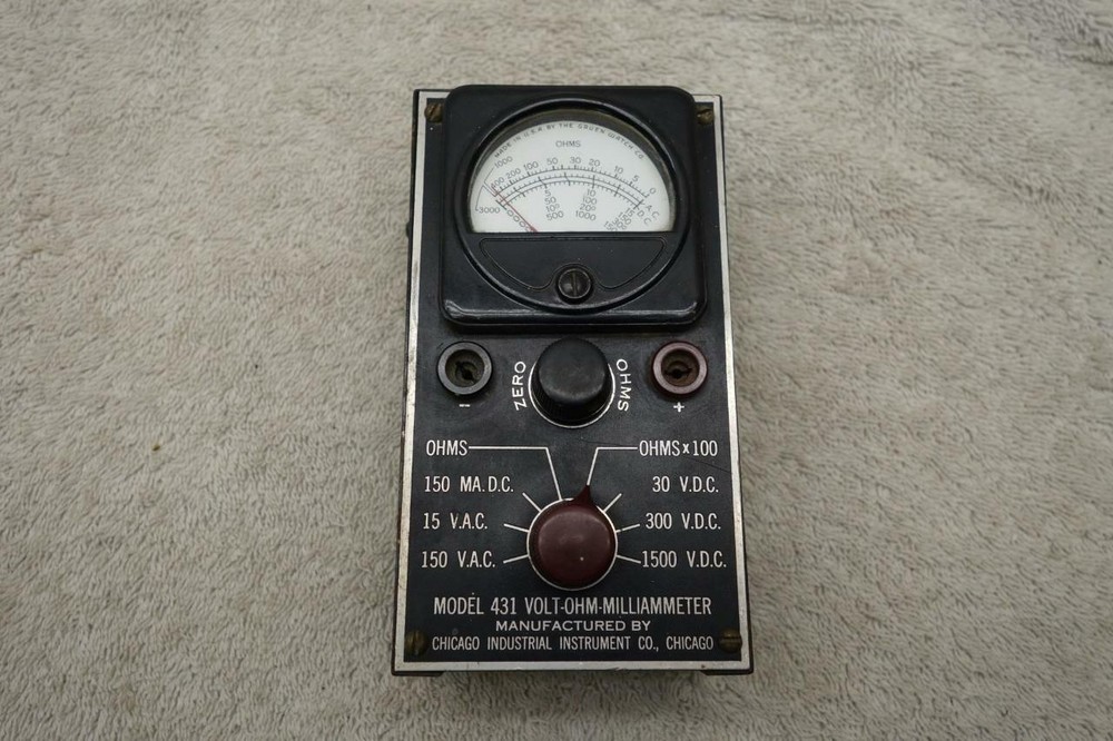 Chicago Instrument Co. Volt-OHM-Milliammeter Model 431 Steampunk