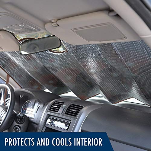Windshield Sun Shade Foldable Car Front Window Covers for Car Cats Driving