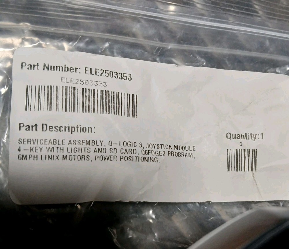 Ele2503353 Q Logic 3 Joystick 4 Key Q6 Edge 3 Program Ctl143977