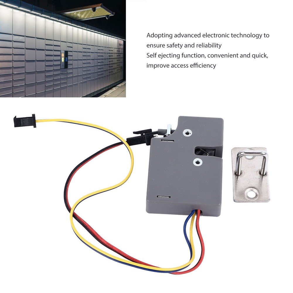 12V Electric Lock Self Ejecting Versatile Compact Portable Reliable Smart Cabine