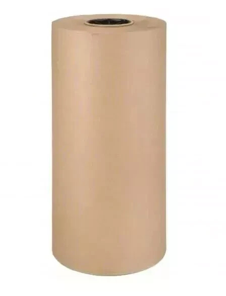 18" x 1200 feet Brown Kraft Paper 30 lb Basis Weight Roll Packaging Shipping NEW