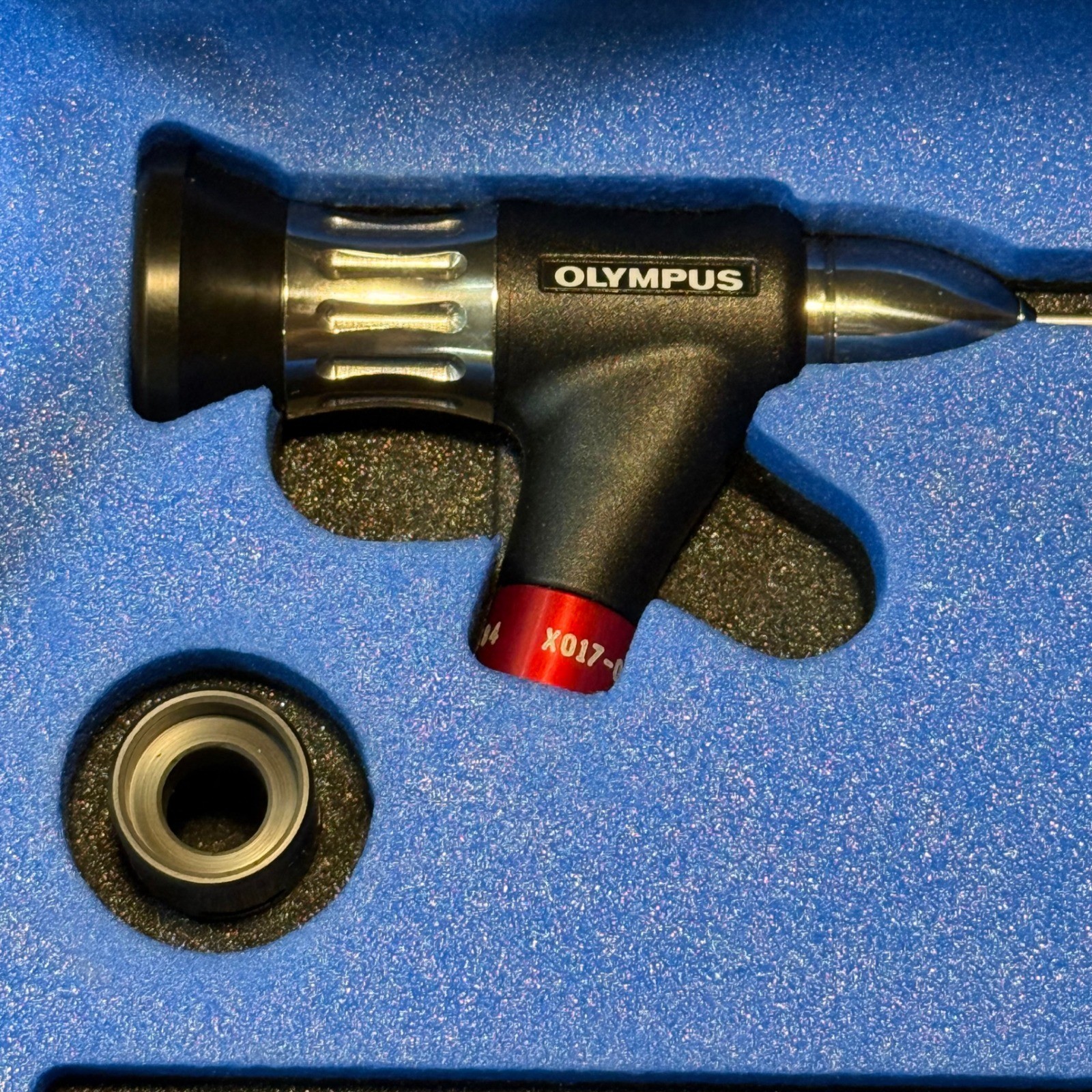 Olympus KeyMed Rigid Borescope Inspection Scope w Case Attachments Tested Works