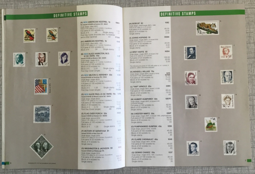 2 Stamps etc A Direct Mail Catalogs April to September 1995 Issues