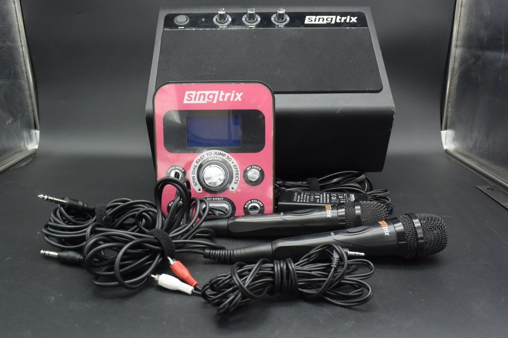 Singtrix Portable Karaoke Machine System All-In-One Party Bundle TESTED WORKING