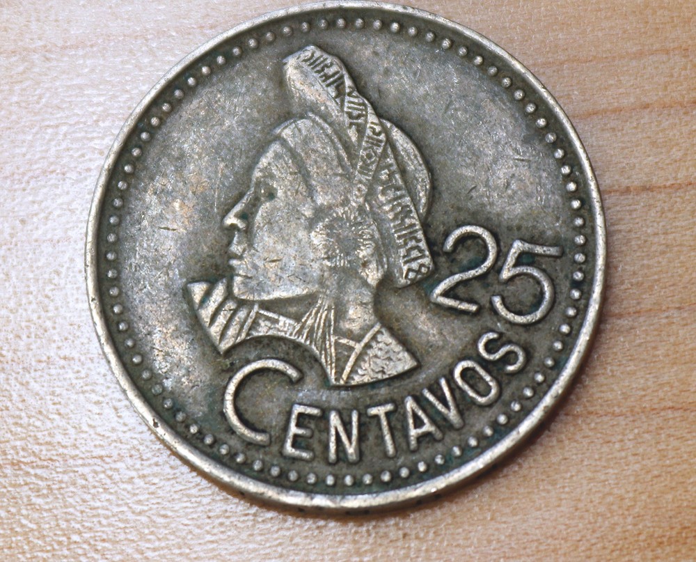 1987 Guatemala 25 Centavos