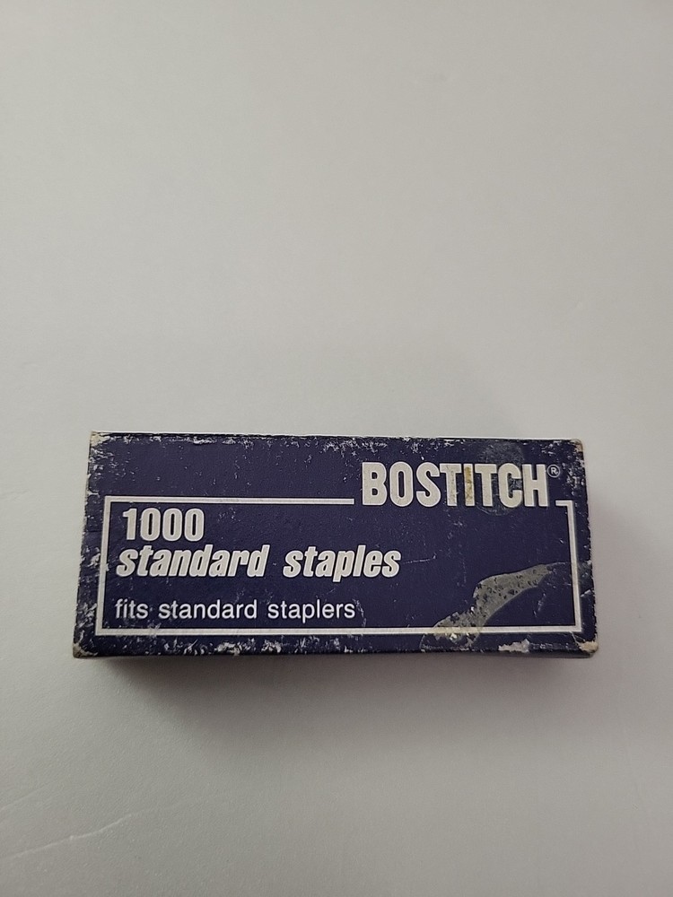 Bostitch Standard Staples Open Box