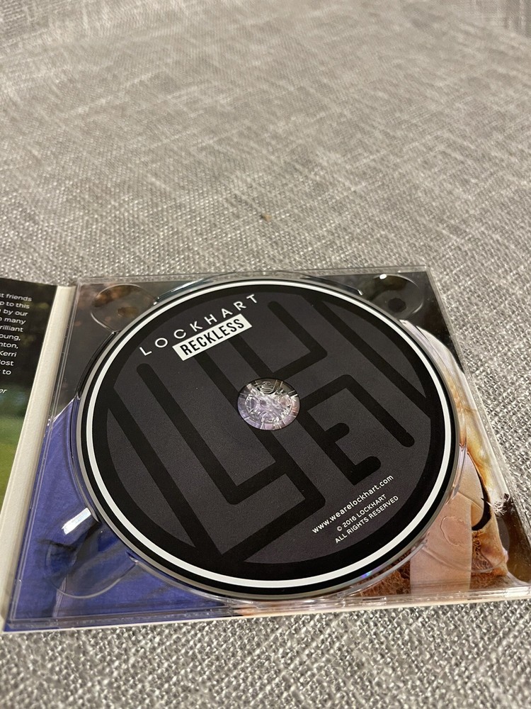 Lockhart Reckless Cd Signed/autographed