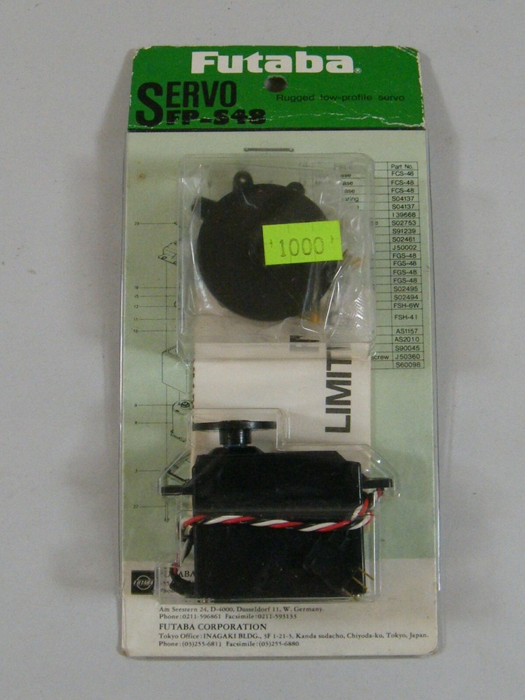 FUTABA FP-S48 SERVO RUGGED LOW PROFILE D61006