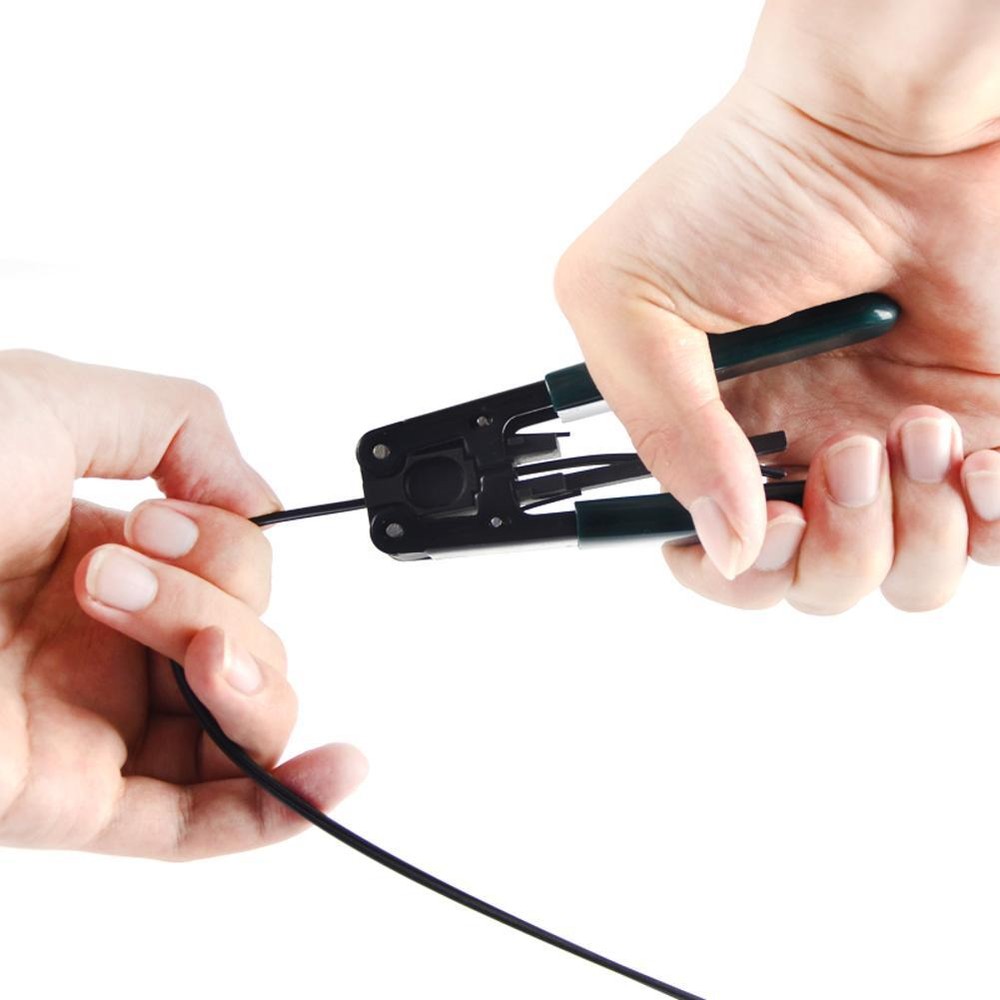 Fiber Optic Plier Stripper FTTH Cable Automatic Wire Cutter Gadgets Cutting Tool