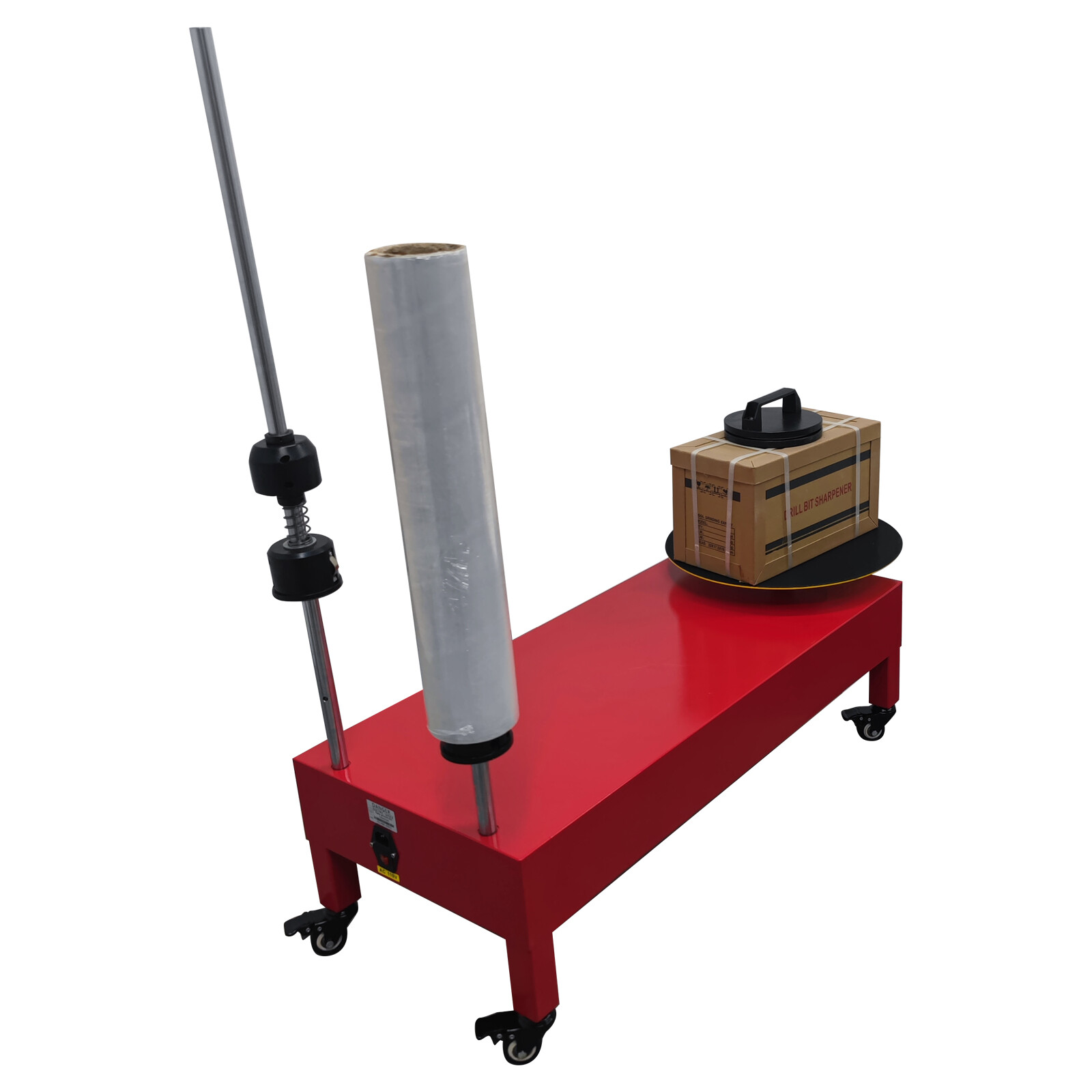 Open Box! 15.7" Electric Stretch Film Wrapping Machine Wrap-around Film Baler