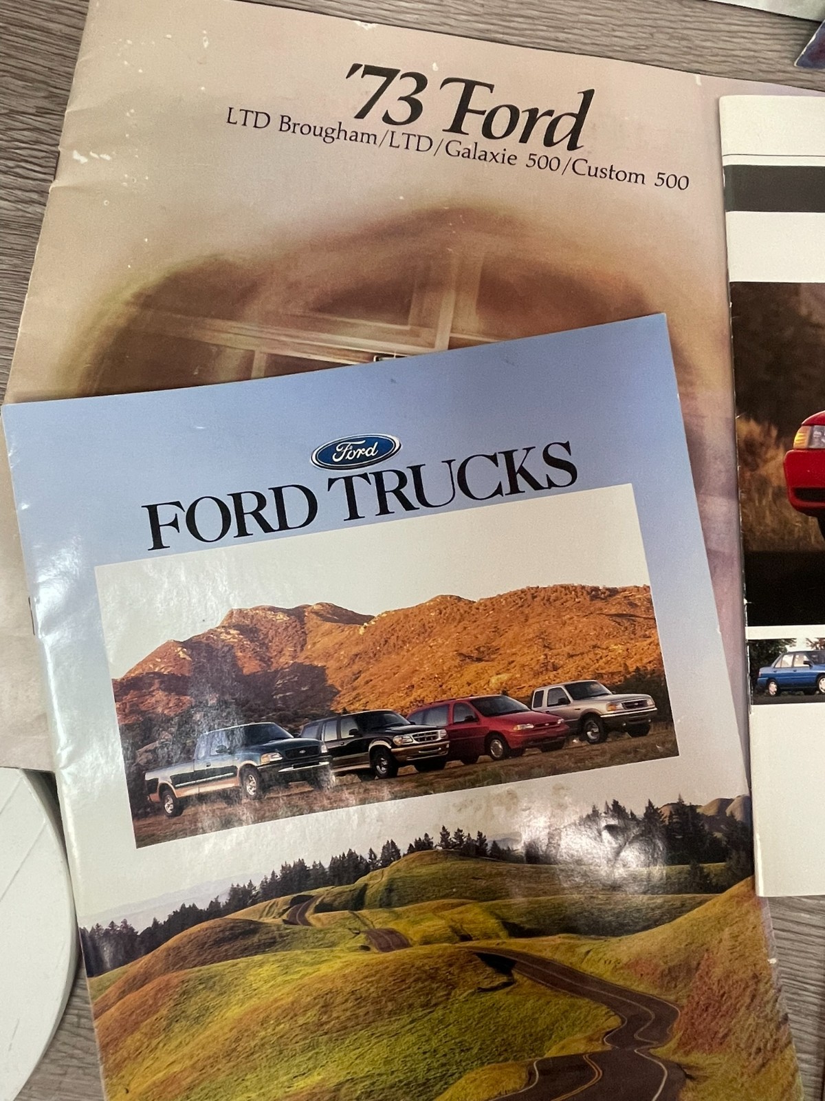 LOT Vintage Car Brochures Mustang Chevy Trucks Explorer Silverado Mercury more