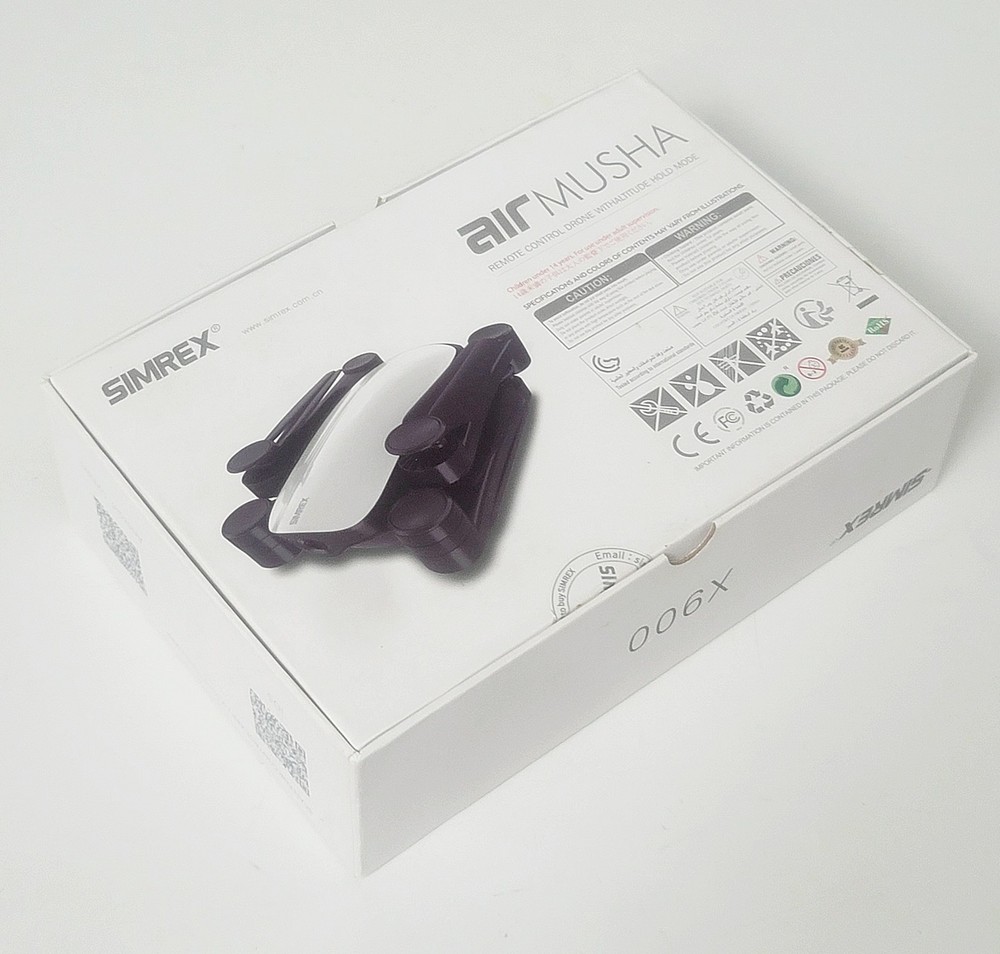 SIMREX X900 Drone Optical Flow Visual Positioning RC Quadcopter VR Arctic White