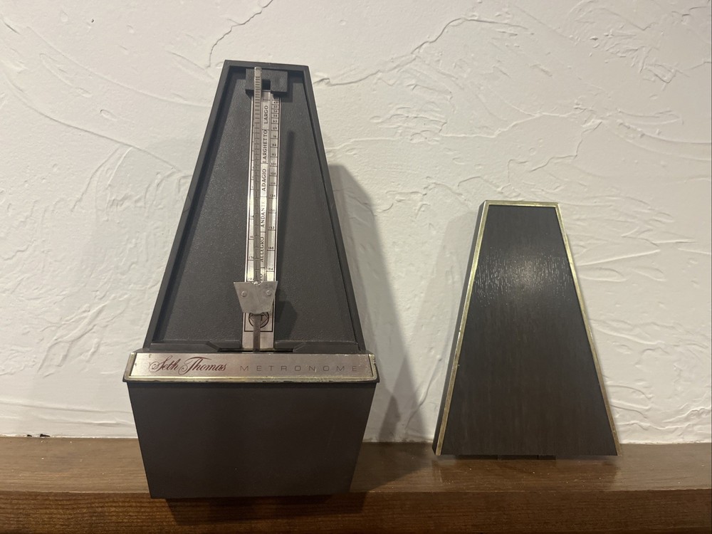 Seth Thomas Conductor Metronome Wind Up Vintage