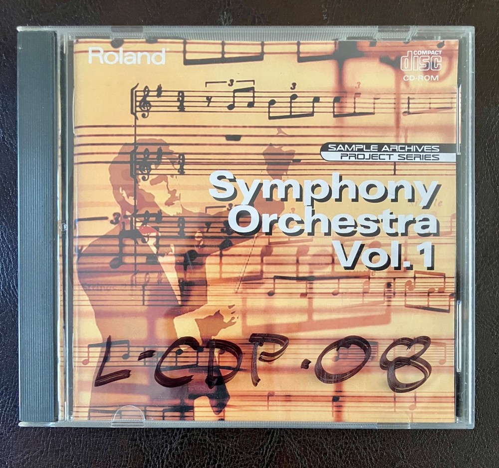 Roland Symphony Orchestral Vol 1 Roland Format Sample/Sound Library/Sampling CD