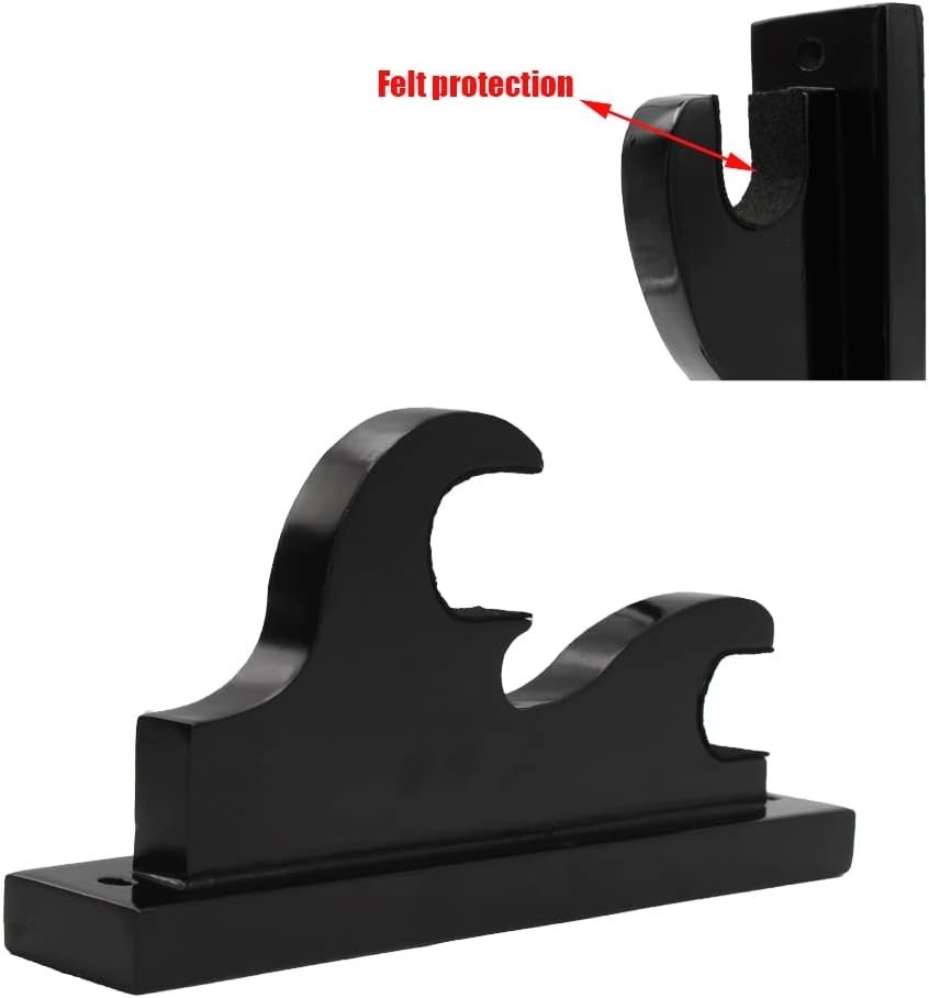 Sword Wall Mount,1-Pair Upscale Hook Sword Stand,Sword Hook,Solid Wood Two-La...