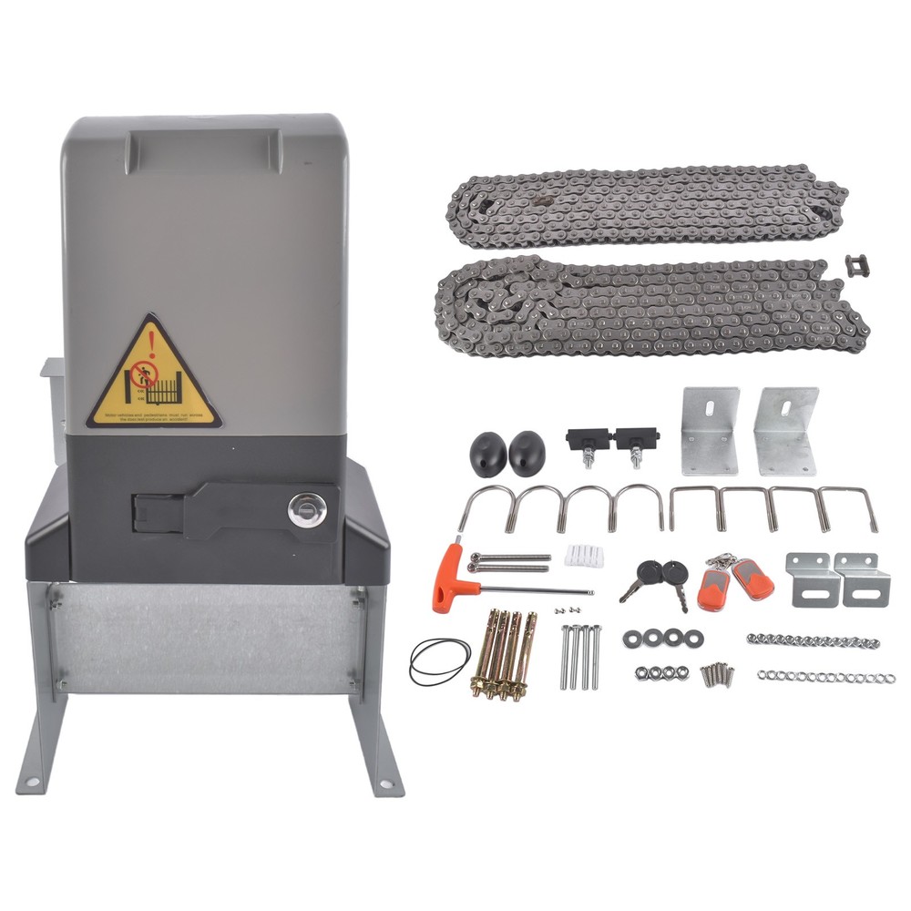 Automatic Gate Opener 3300LBS with Infrared Sensor and 2 Remote Controls