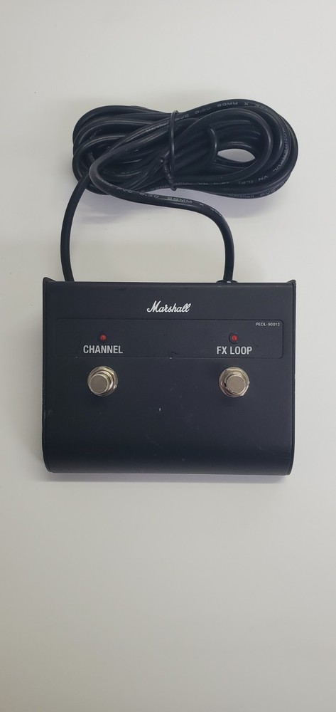 Marshall Footswitch PEDL-90012 2-Button Channel FX Loop Guitar Amp Controller