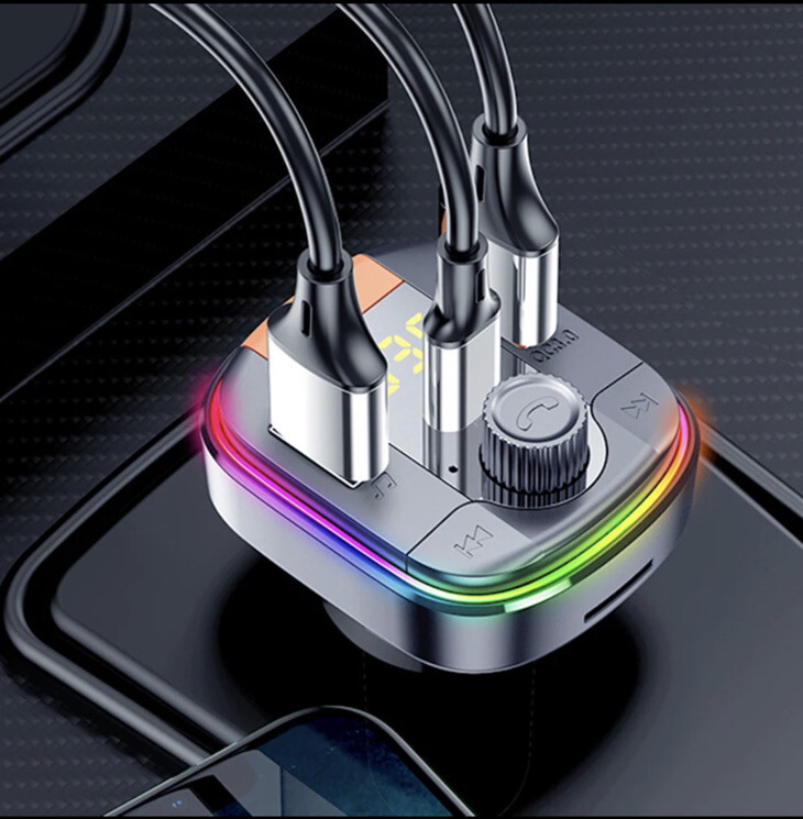 bluetooth car mp3 wireless fm transmitter Bluetooth Calls Car Charger