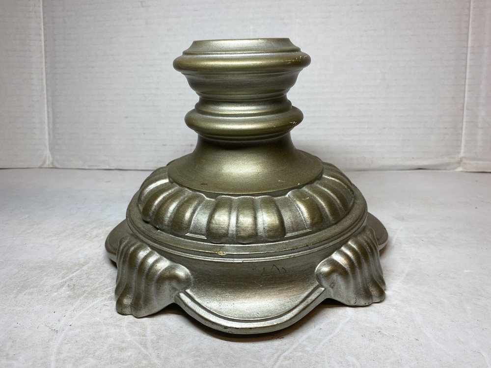 Vintage Metal Footed Lamp Base