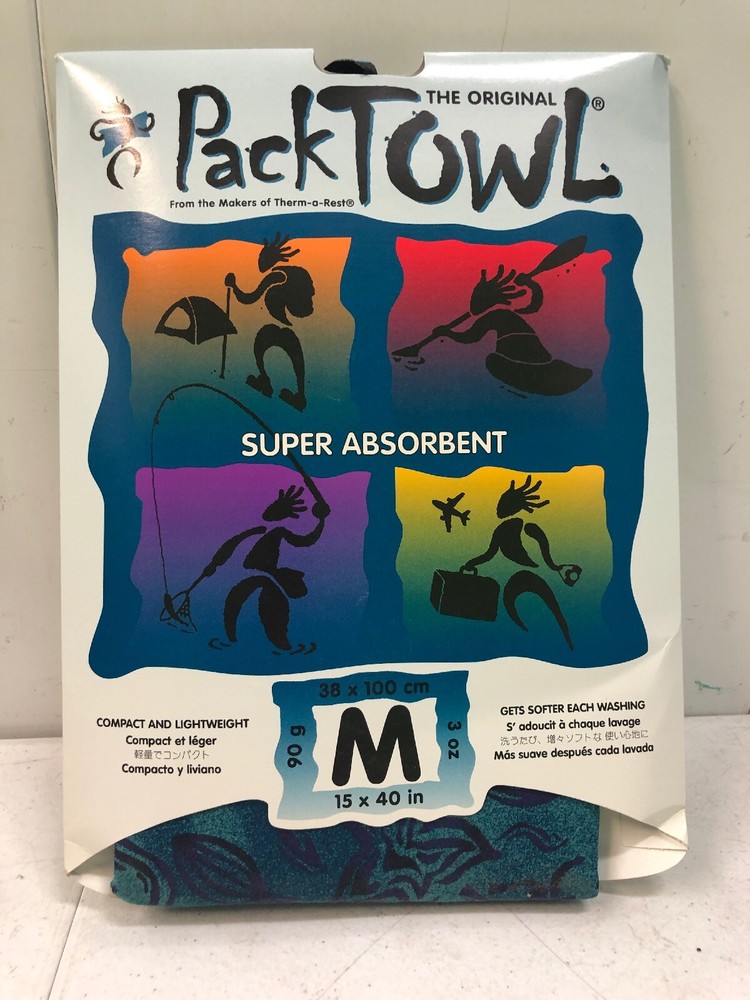 Packtowl Size M Blue Graphics