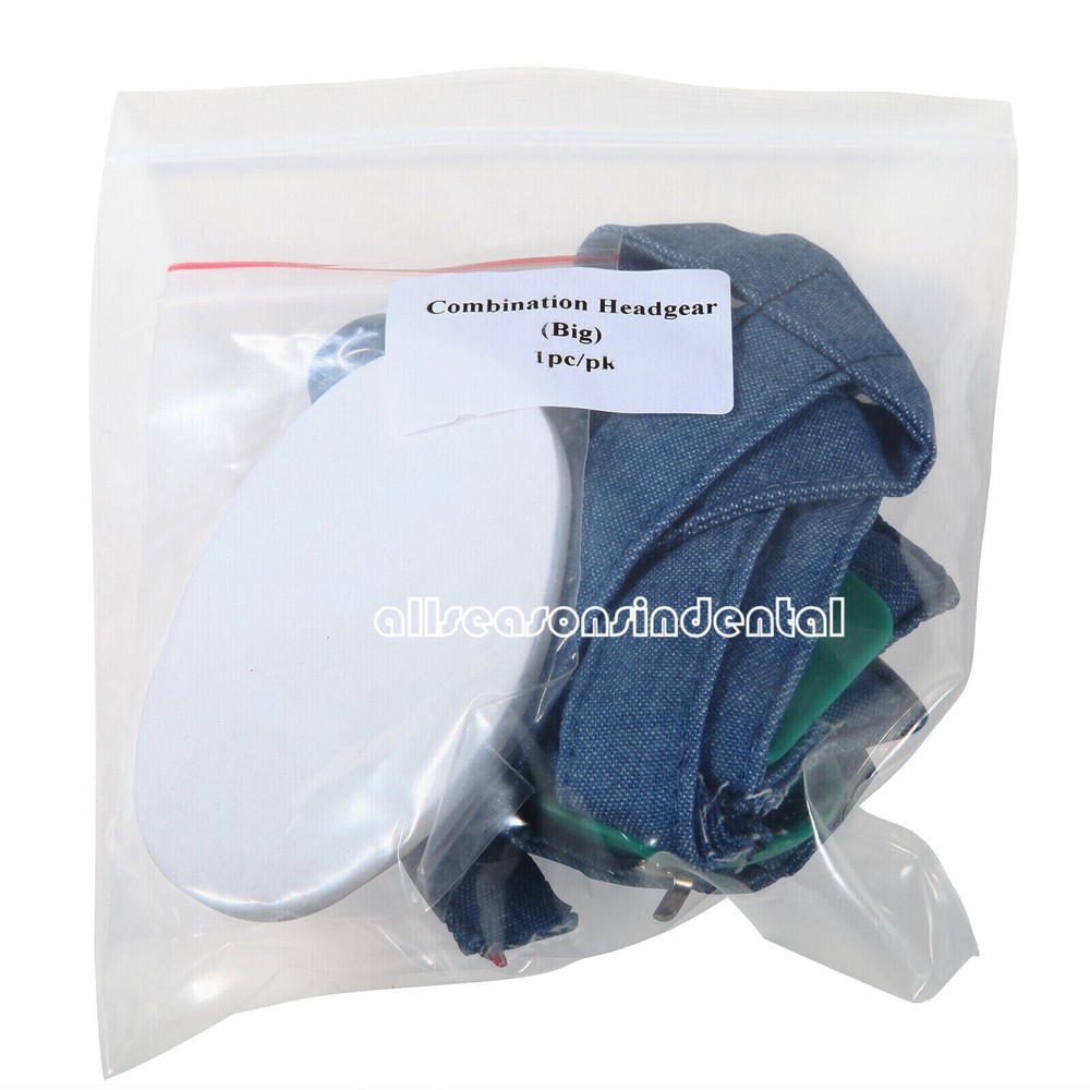 Dental Orthodontic High - Pull Headgear With Rigid Chin Cap High Pull Strap Larg