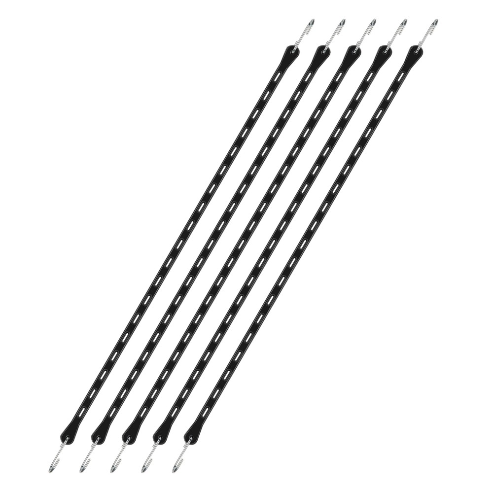 5PCS Adjustable Tarp Straps 1806 Value Pack Bungee Cords with Hooks