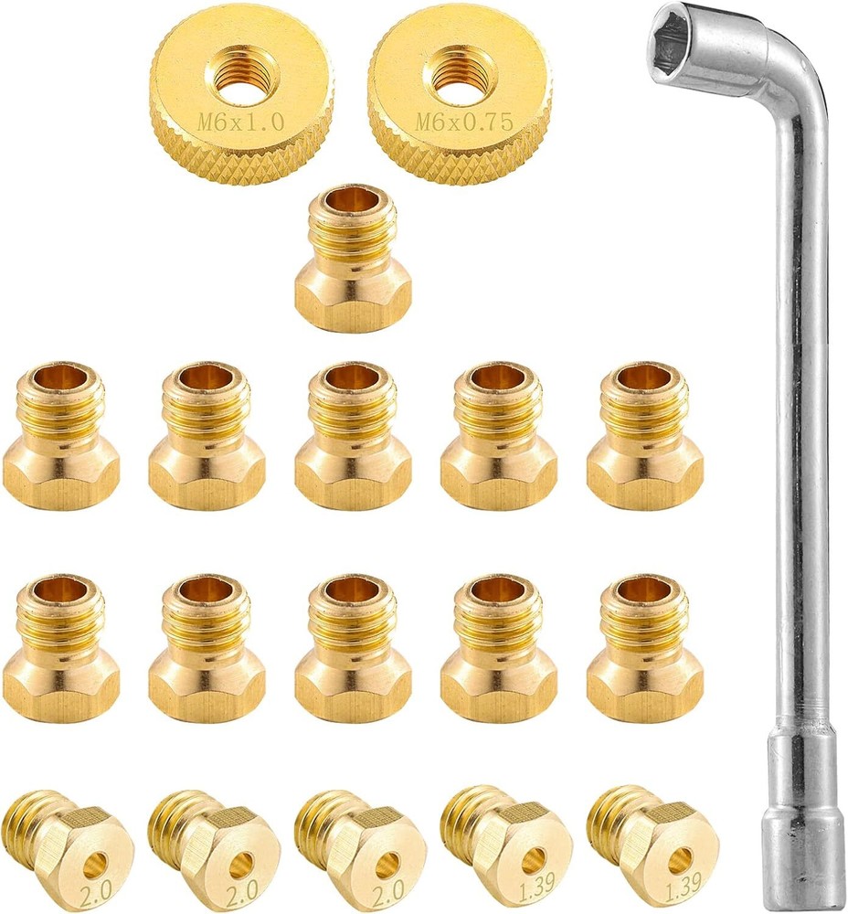 Natural Gas Orifices Nozzle Conversion Kit, Propane to Natural Gas Conversion...