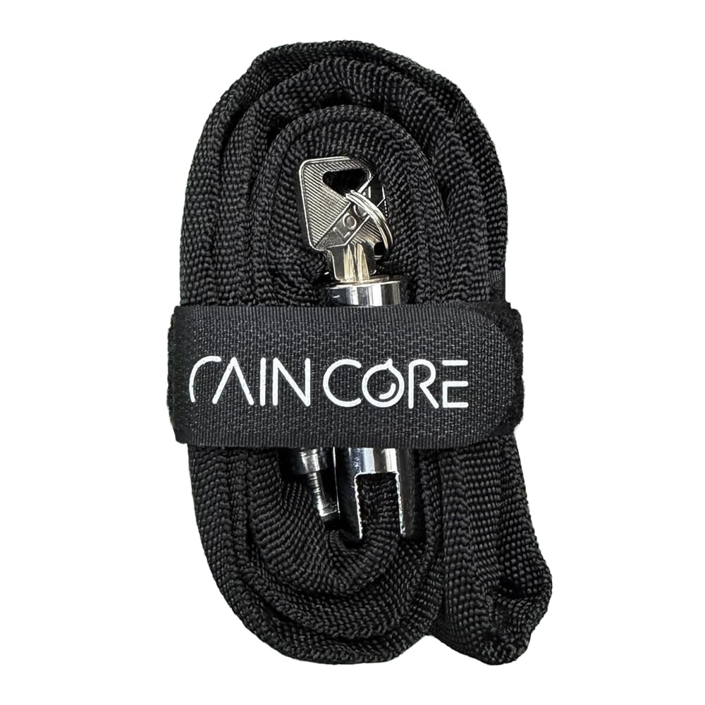 Keyed Bike Cable Lock – Lightweight Cut-Resistant Composite Fiber Security Ca...