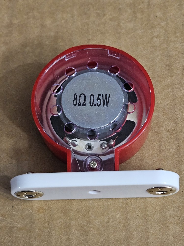 Elenco Snap Circuits Replacement Part - Speaker SP Red 0.5w