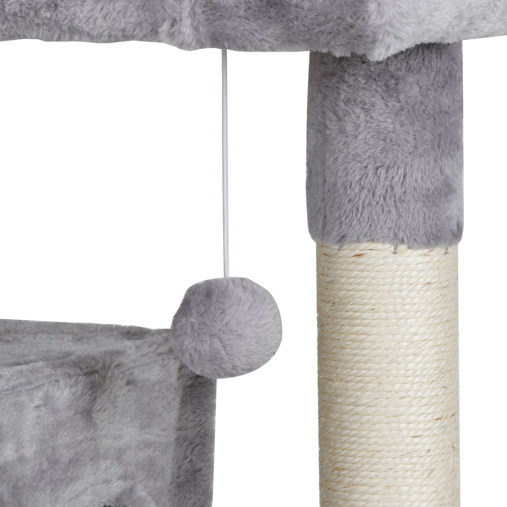 Scratching Post Condo Activity 53" Cat Tree Tower Playhouse Cave Ladders
