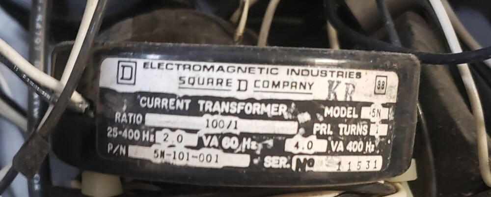 Square-D / IT, Inc. CURRENT TRANSFORMERS 150:5 or 100:1 two sizes