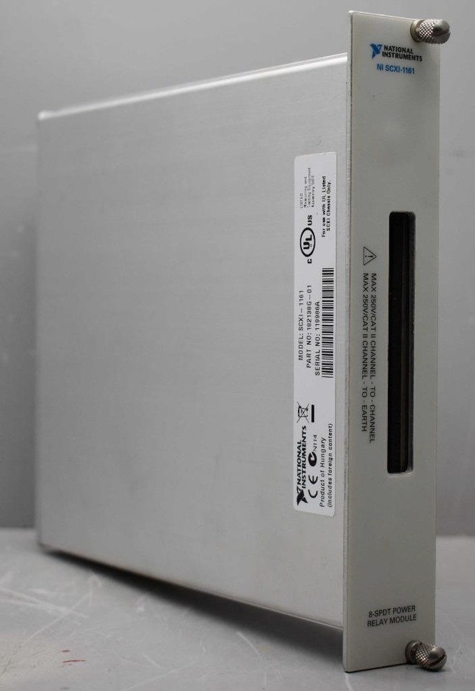 National Instruments SCXI-1161 8-SPDT Power Relay Module ++
