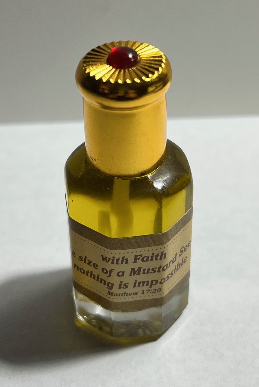 Mustard Seed Prayer Anointing Oil Christian Messianic 1/3 oz
