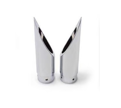 Baron Custom Accessories Family Jewel Exhaust - Xtreme Slash - Chrome