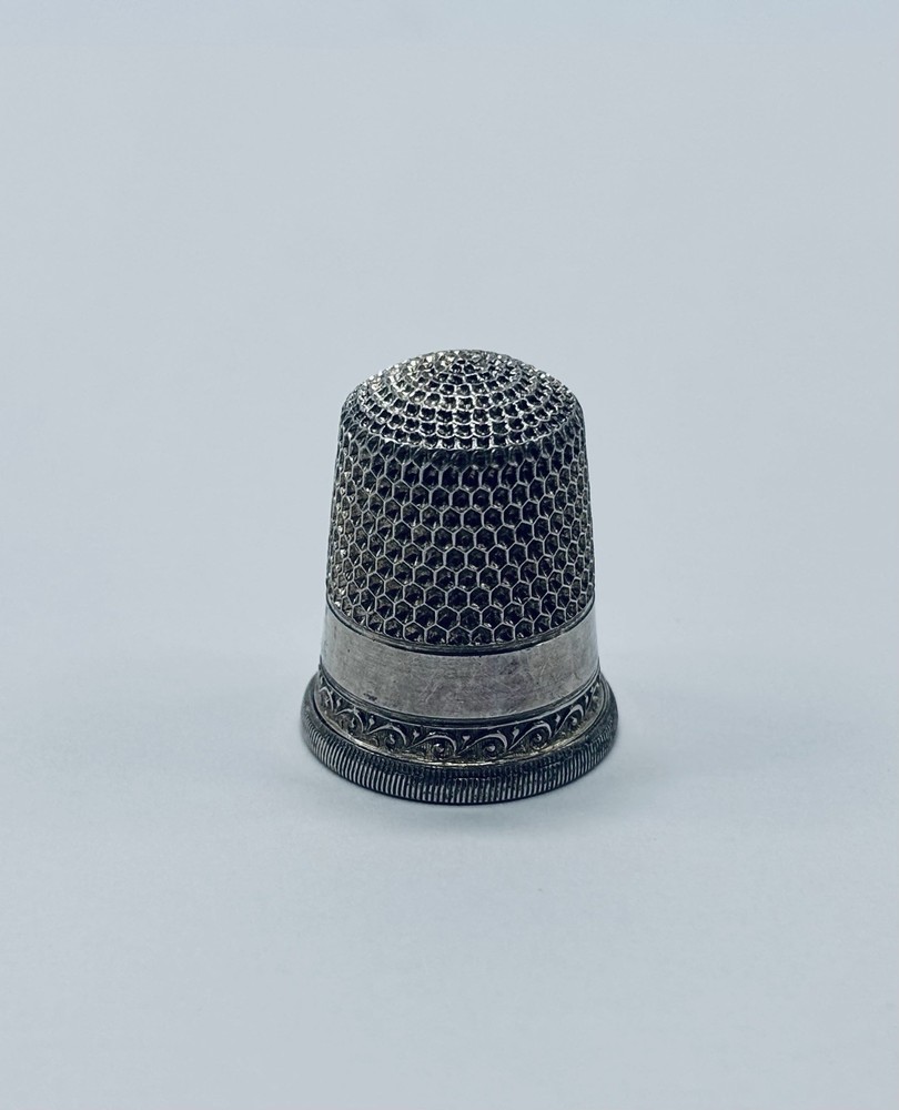 Sterling Silver Thimble Vintage Sewing Thimble Size 11