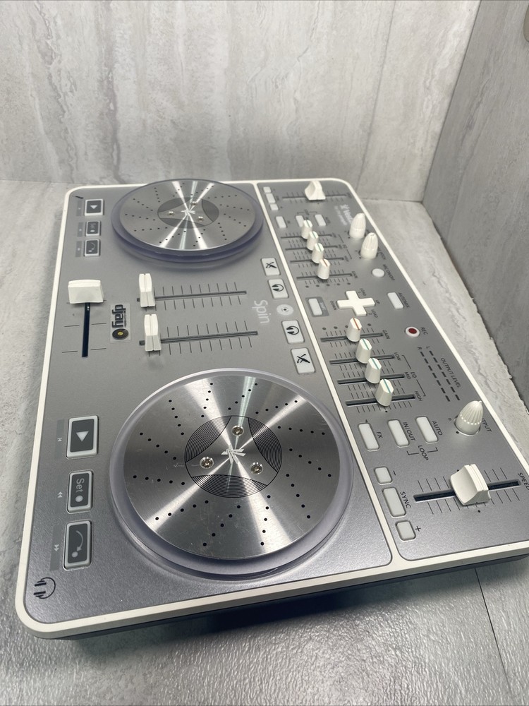 Vestax SPIN DJ Controller USB MIDI Audio Interface Algoriddim djay For Mac