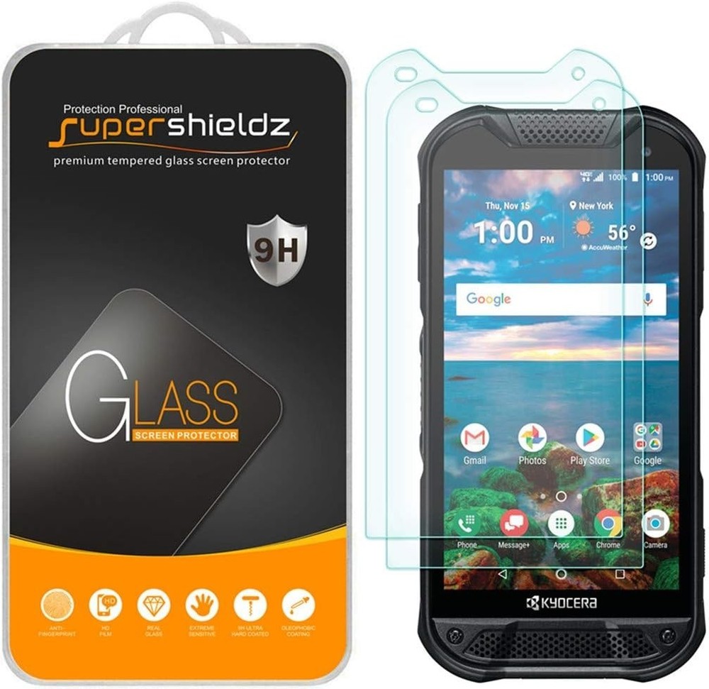 2 Pack Designed for Kyocera DuraForce Pro 2 Tempered Glass Screen Protector, ...